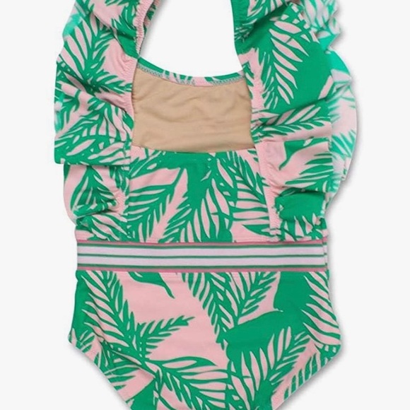 Shade Critters Swimsuit - Pink and Green Palm Tree - Picture 2 of 7